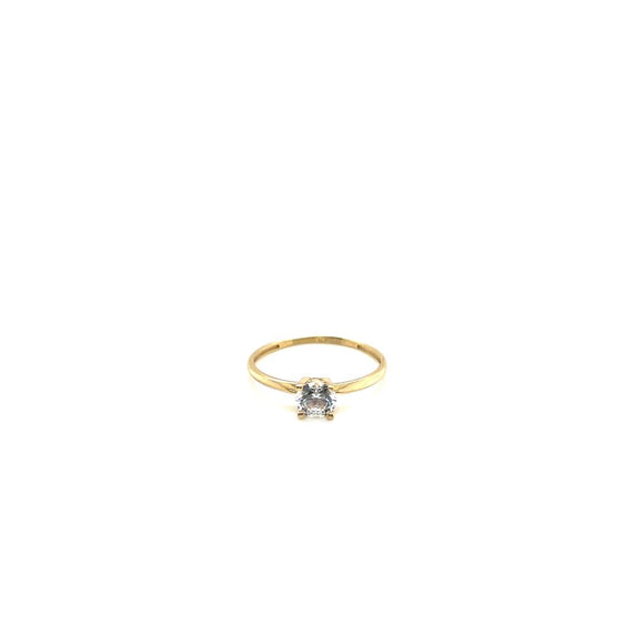 Anillo compromiso Oro 14k Amarillo   #10329