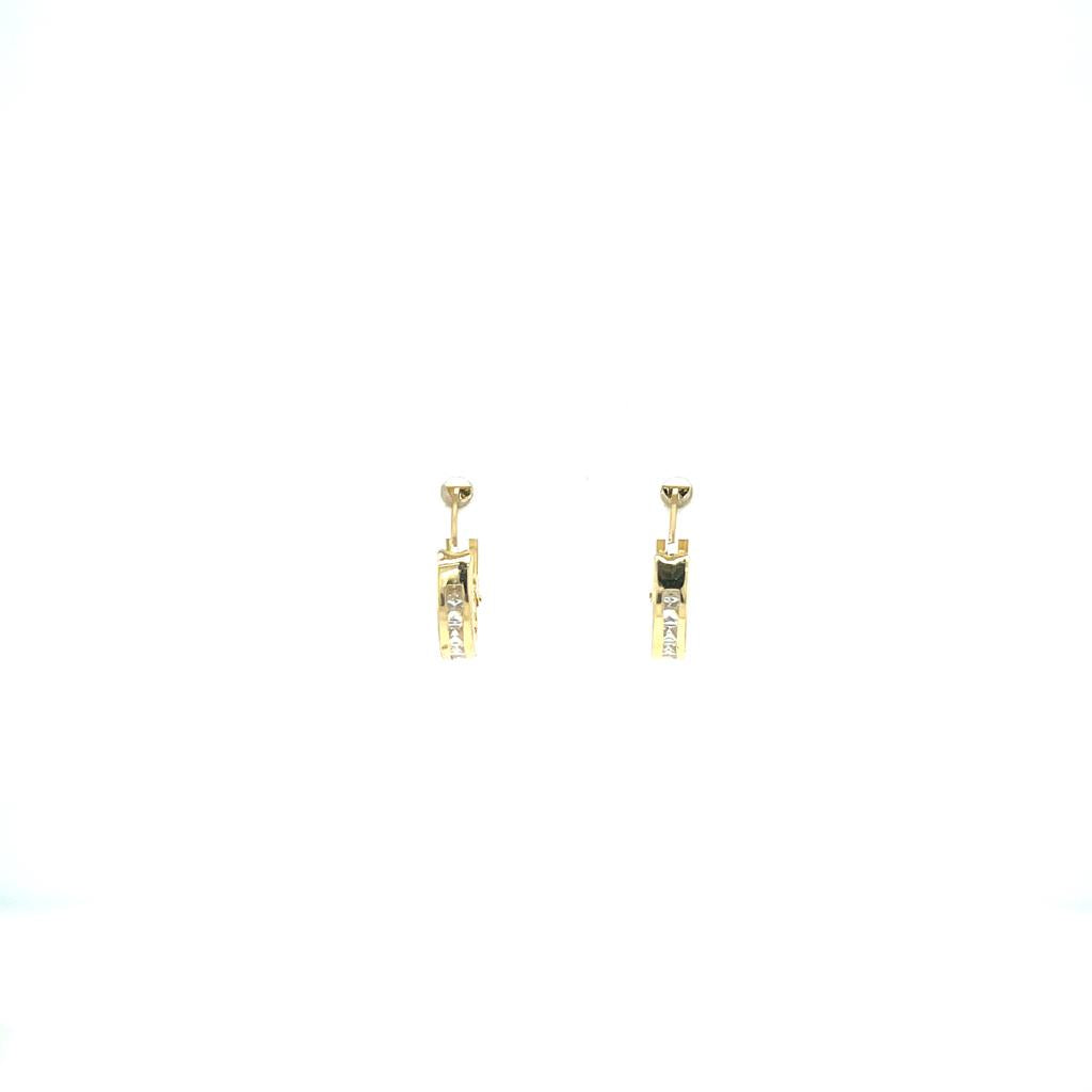 Huggie Oro 14k Amarillo #10410