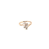 Anillo Oro 14k Rosa #10404
