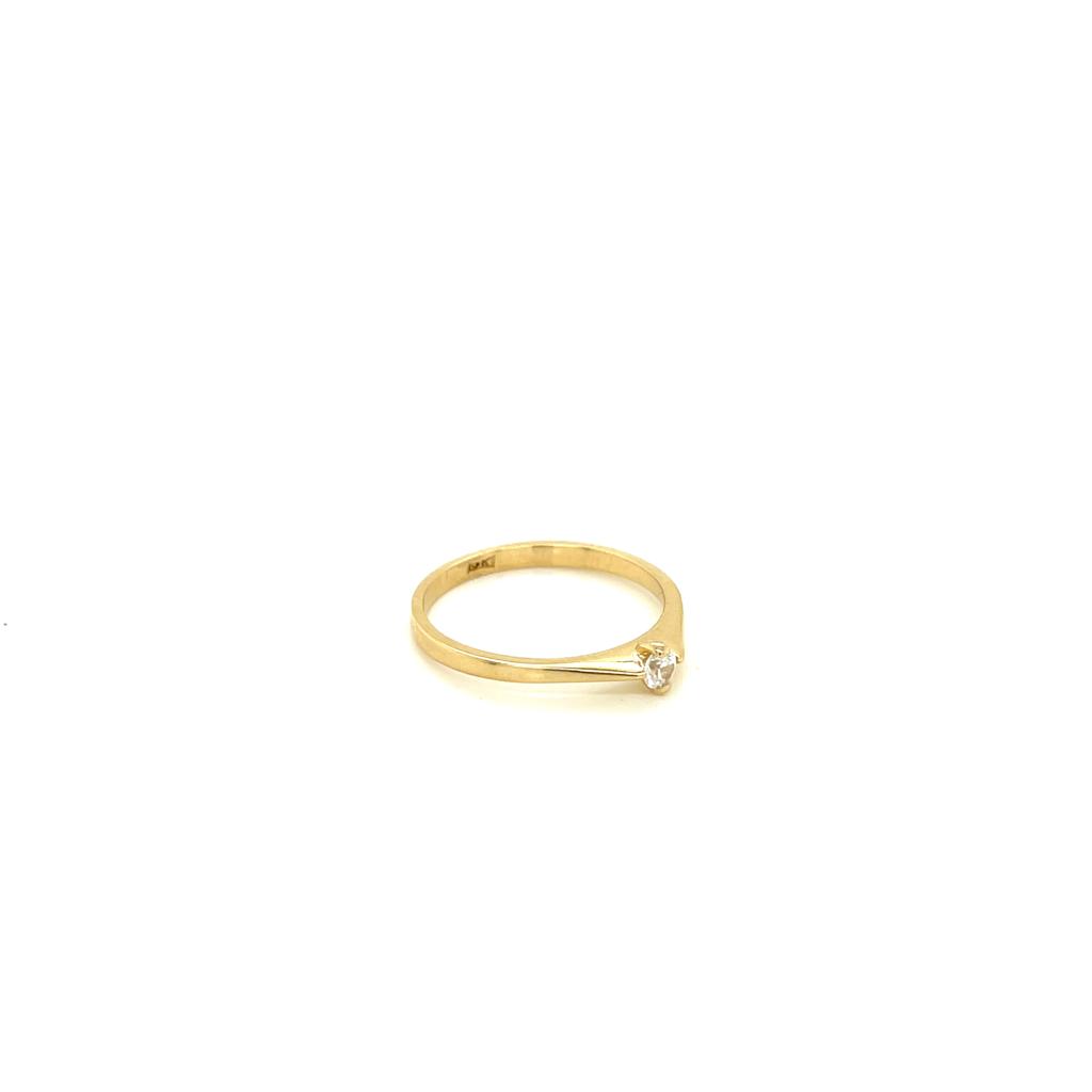 Anillo compromiso Oro 10k #9946