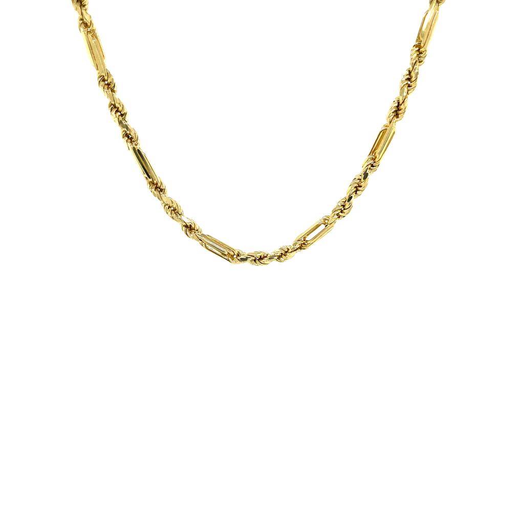 Cadena oro 10k Torsal Hollow    #9937