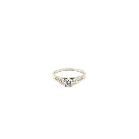 Anillo compromiso Oro 14k #11140