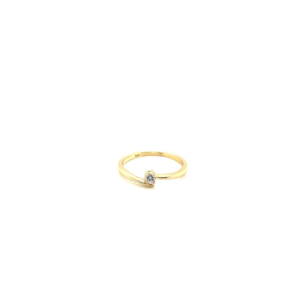 Anillo compromiso Oro 14k Amarillo   #10345