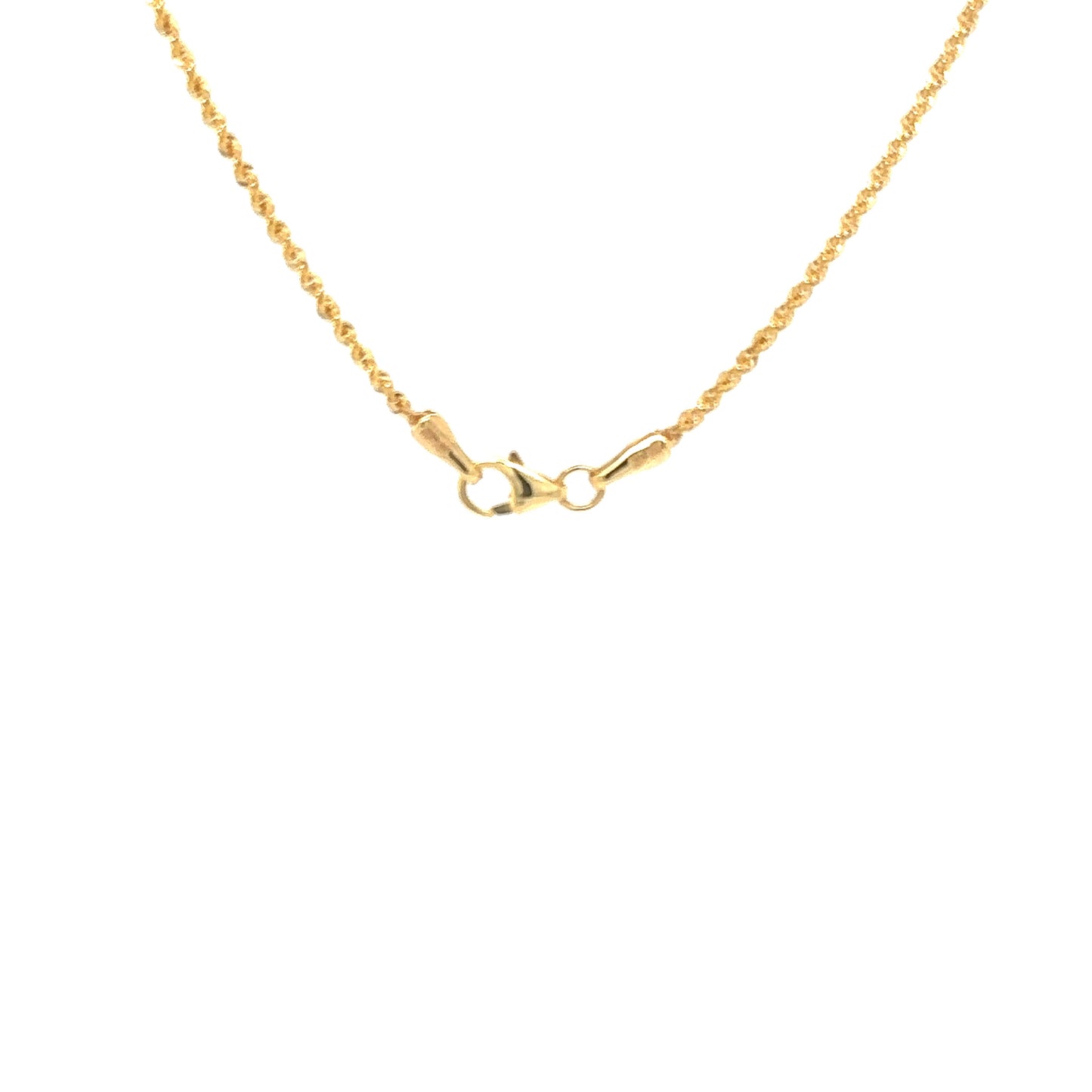 Cadena Hollow oro 10k Torsal    #11365