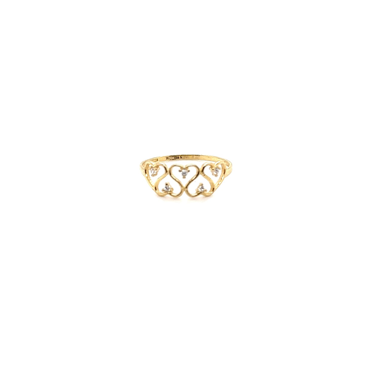 Anillo Dama Oro 10k   #11377