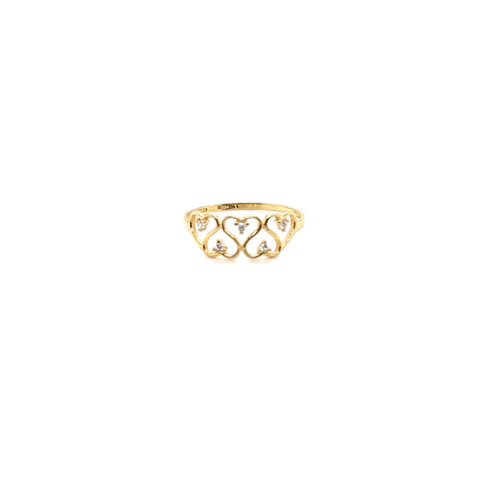 Anillo Dama Oro 10k   #11377