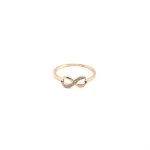 Anillo Oro 14k Rosa #10406