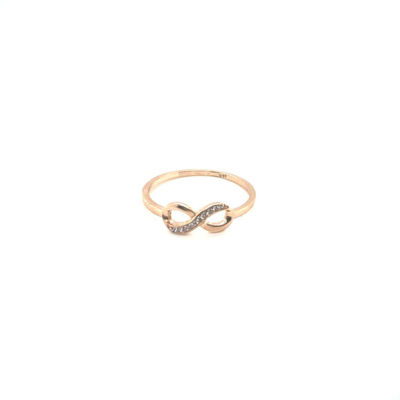 Anillo Oro 14k Rosa #10406