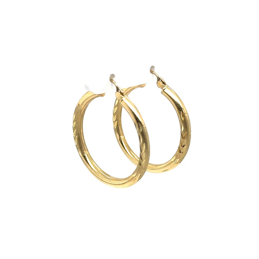 Arracada Oro 14k #11356