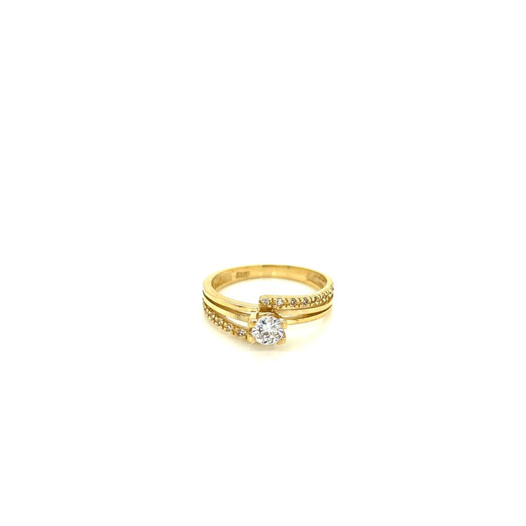 Anillo compromiso Oro 10k #9959