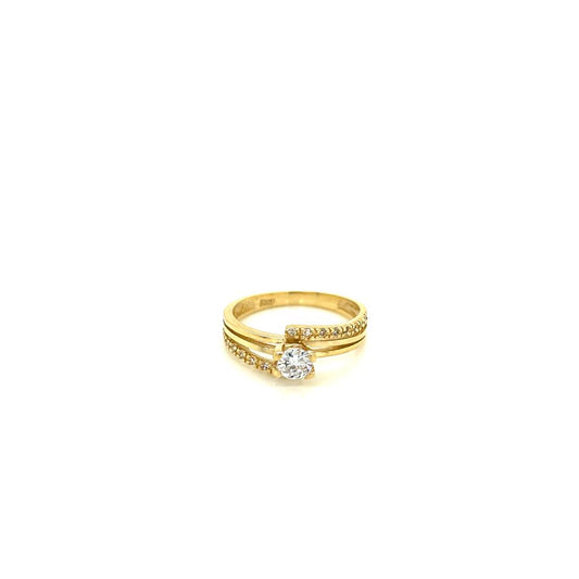 Anillo compromiso Oro 10k #9959