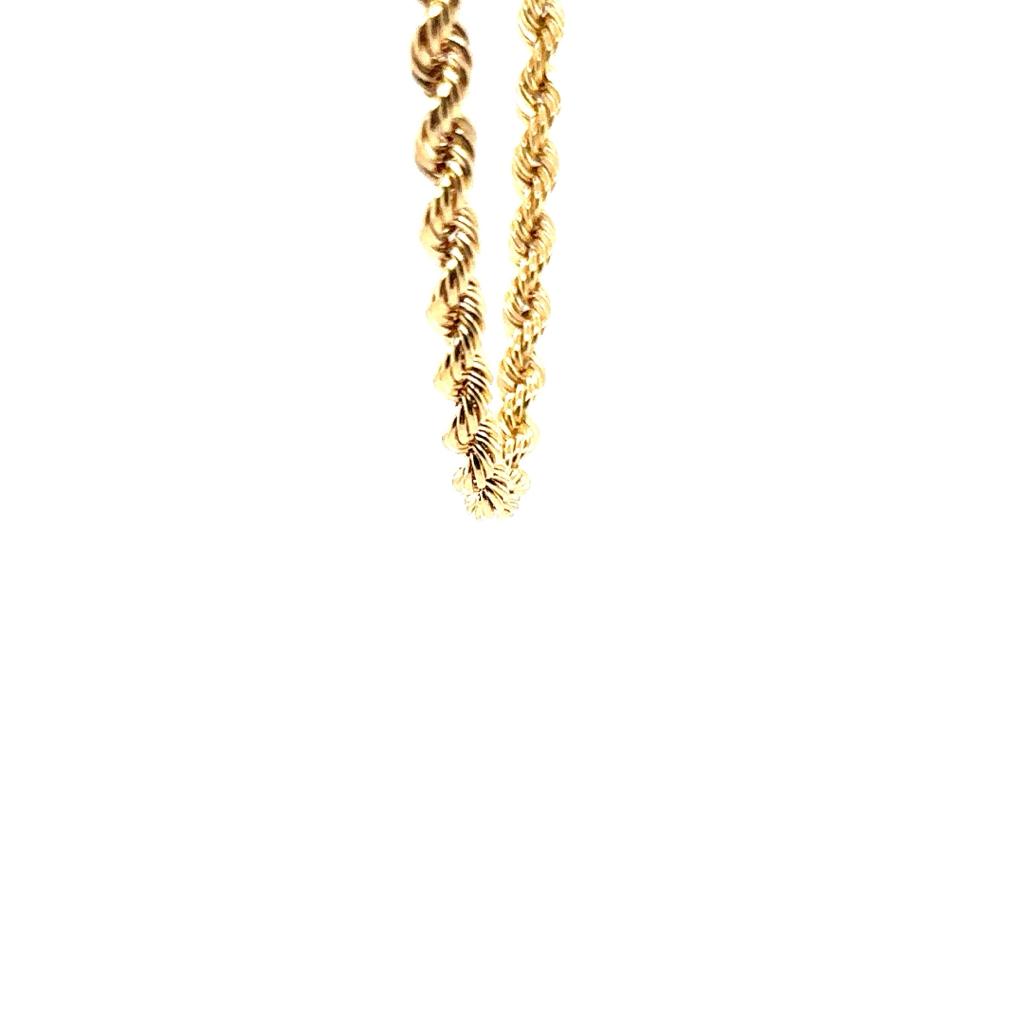 Cadena oro 10k Torsal Hollow    #11181