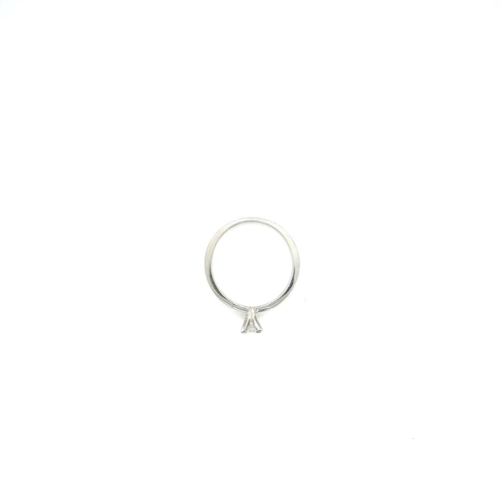 Anillo compromiso Oro Blanco 14k #10376