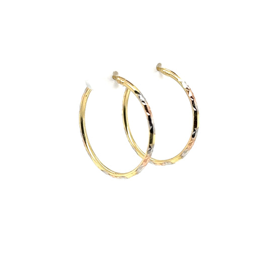 Arracada Oro 14k #11353