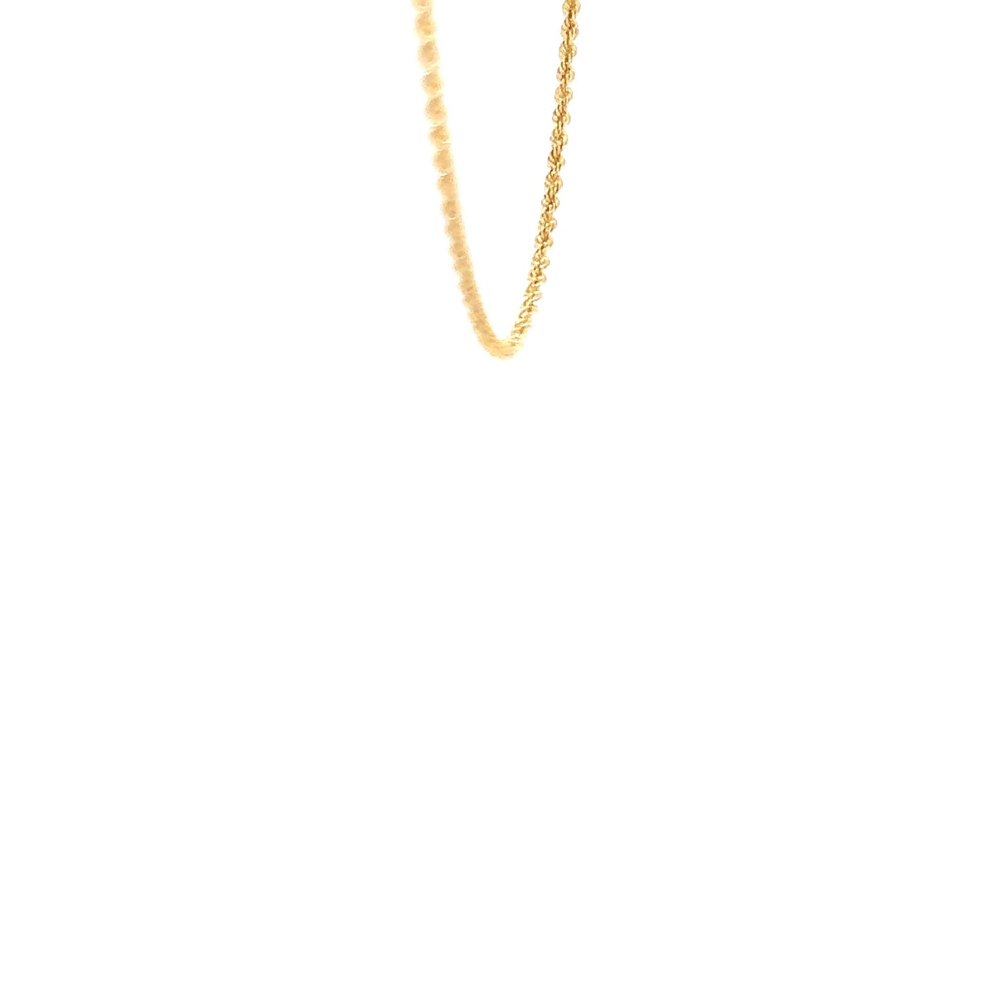 Cadena Hollow oro 10k Torsal    #11365