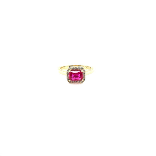 Anillo Oro Dama 10k  #11165