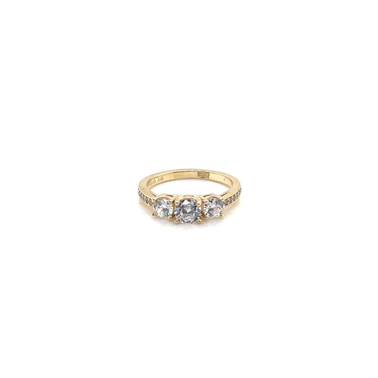 Anillo compromiso Oro 10k #11394