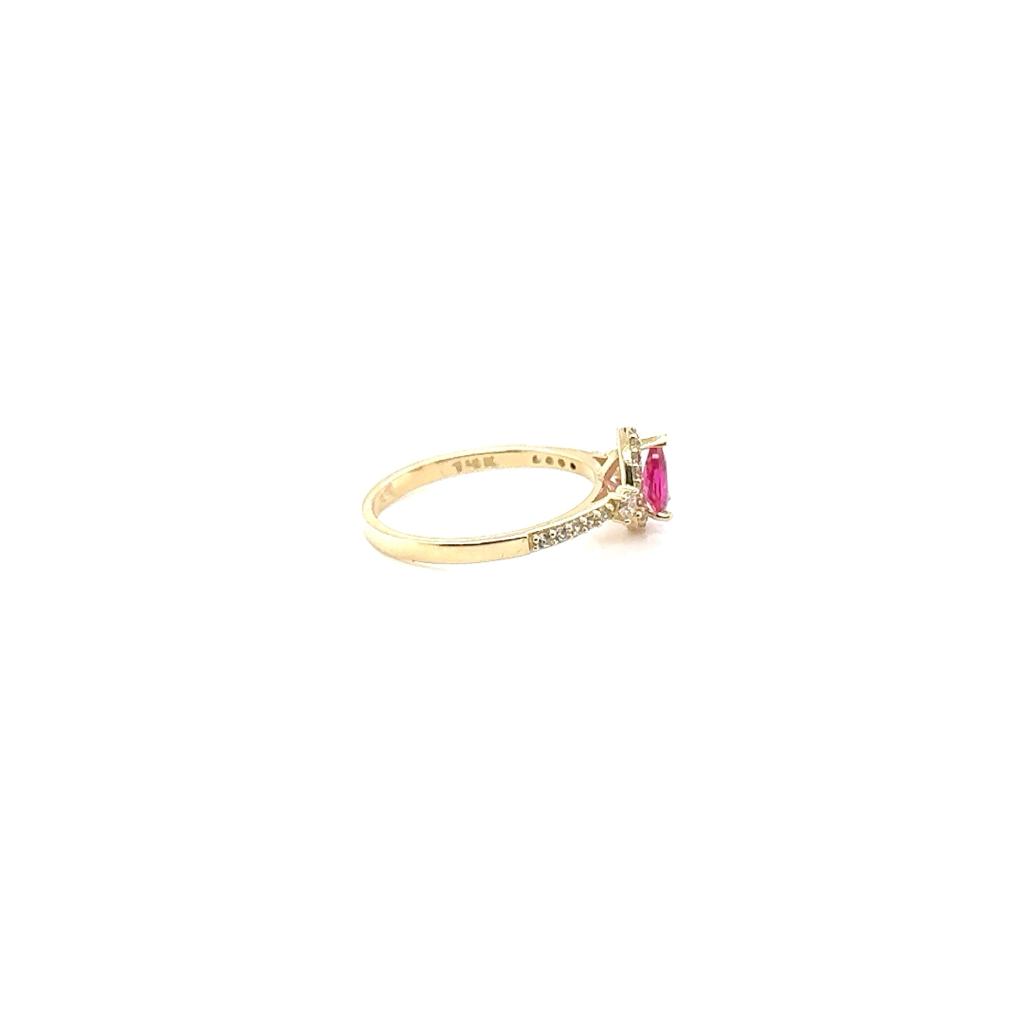 Anillo Oro Dama 10k  #11162