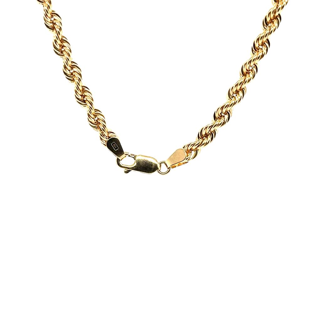 Cadena oro 10k Torsal Hollow    #11181