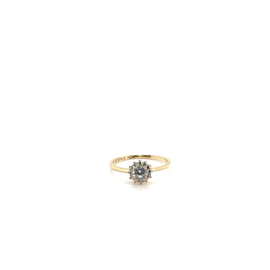 Anillo compromiso Oro 10k #11395