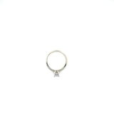 Anillo compromiso Oro Blanco 14k #10383