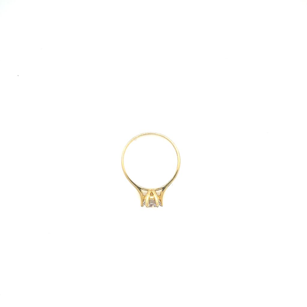 Anillo compromiso Oro 14k Amarillo   #10327