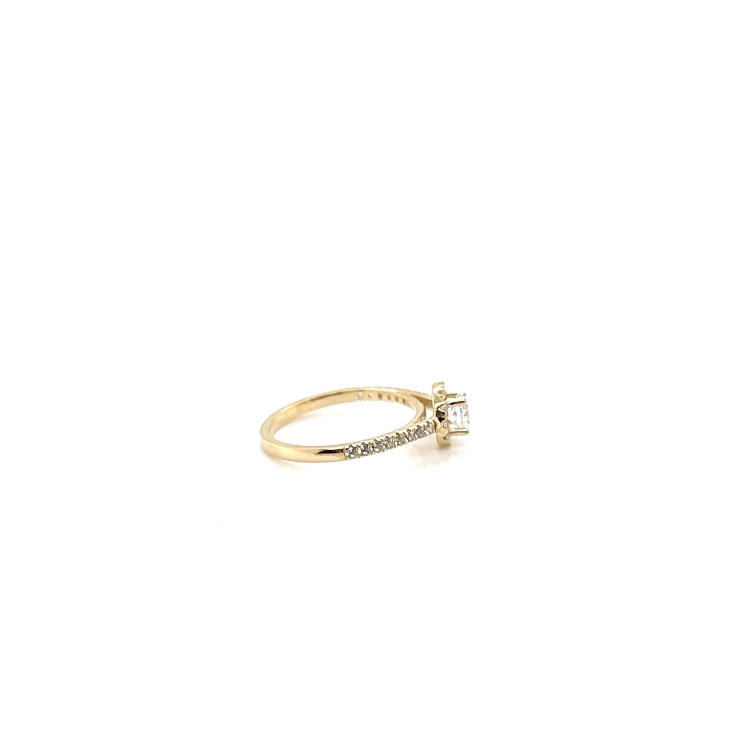 Anillo compromiso Oro 10k #11396