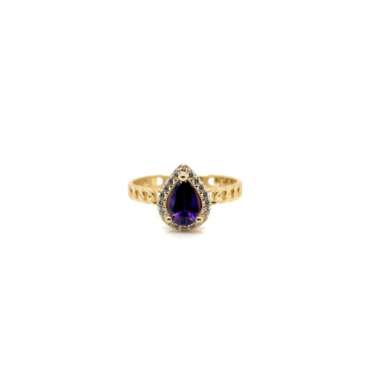 Anillo Oro Dama 14k  #11318