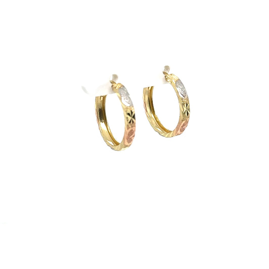 Arracada Oro 14k #11341