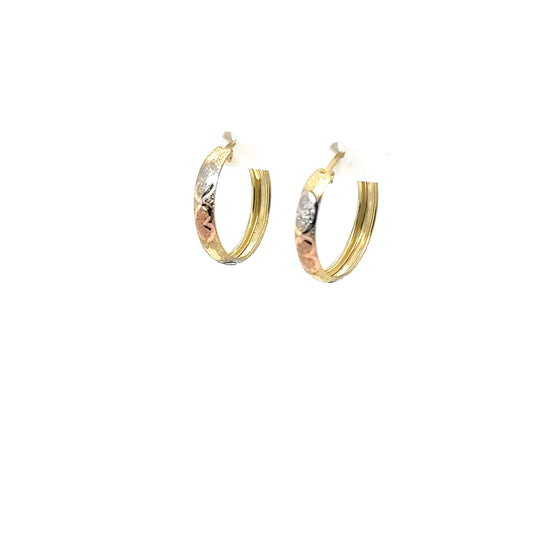 Arracada Oro 14k #11338