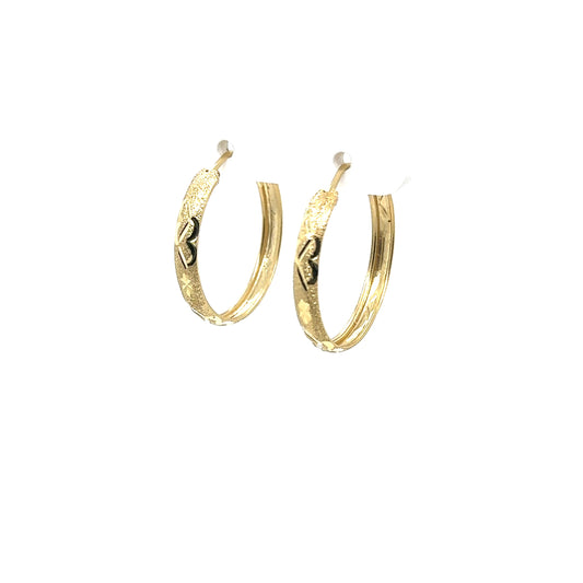 Arracada Oro 14k #11344