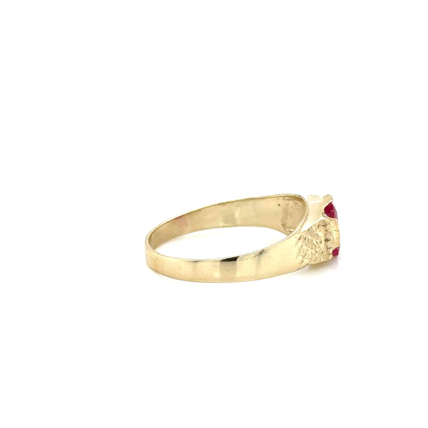 Anillo Caballero Oro Amarillo 10k  #12136