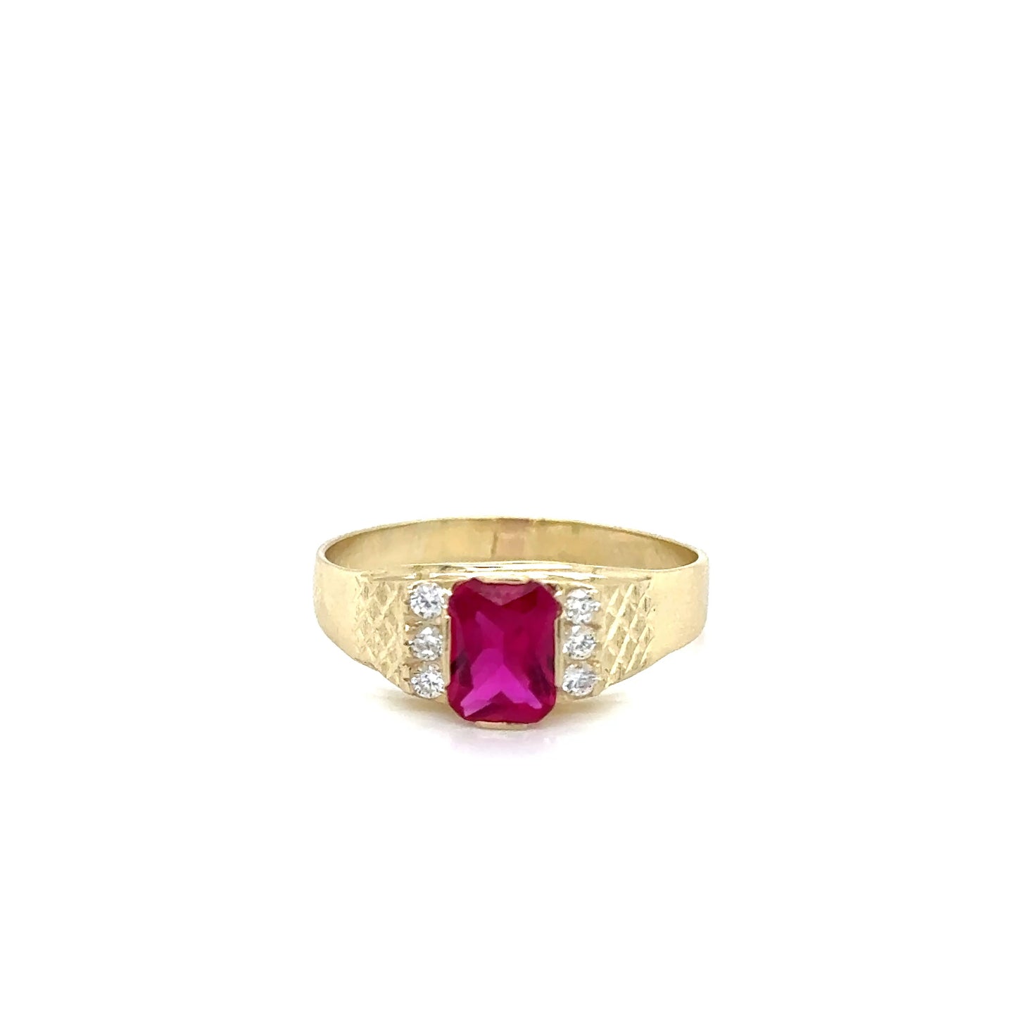 Anillo Caballero Oro Amarillo 10k  #12136