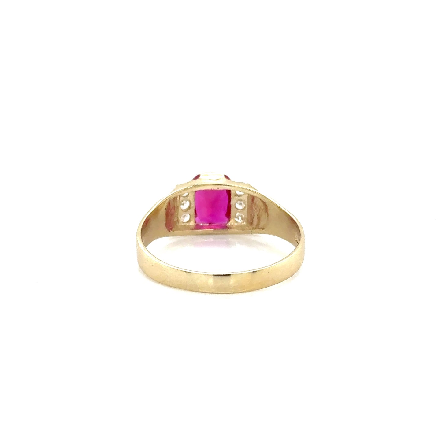 Anillo Caballero Oro Amarillo 10k  #12136