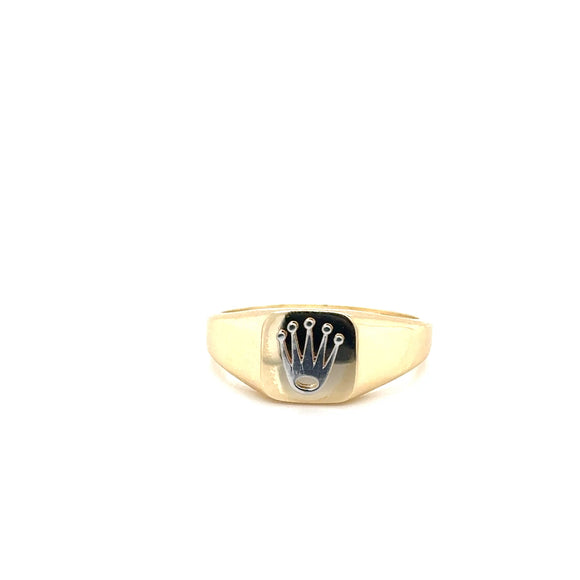 Anillo Caballero Oro Amarillo 10k  #12137