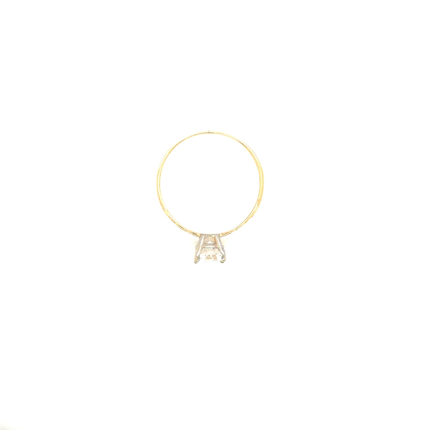 Anillo Compromiso Oro 10k Amarillo #12096