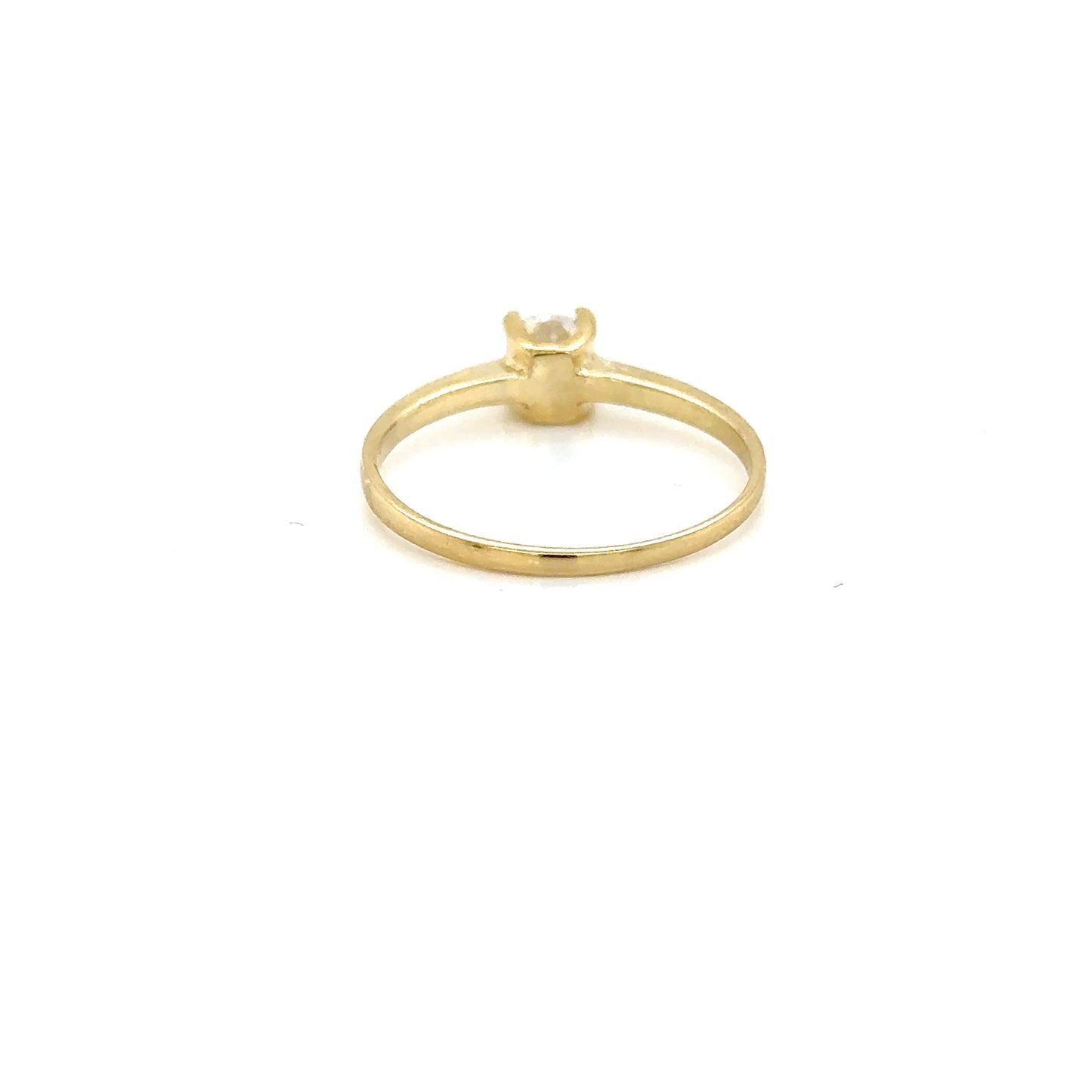 Anillo Compromiso Oro 10k Amarillo #12099