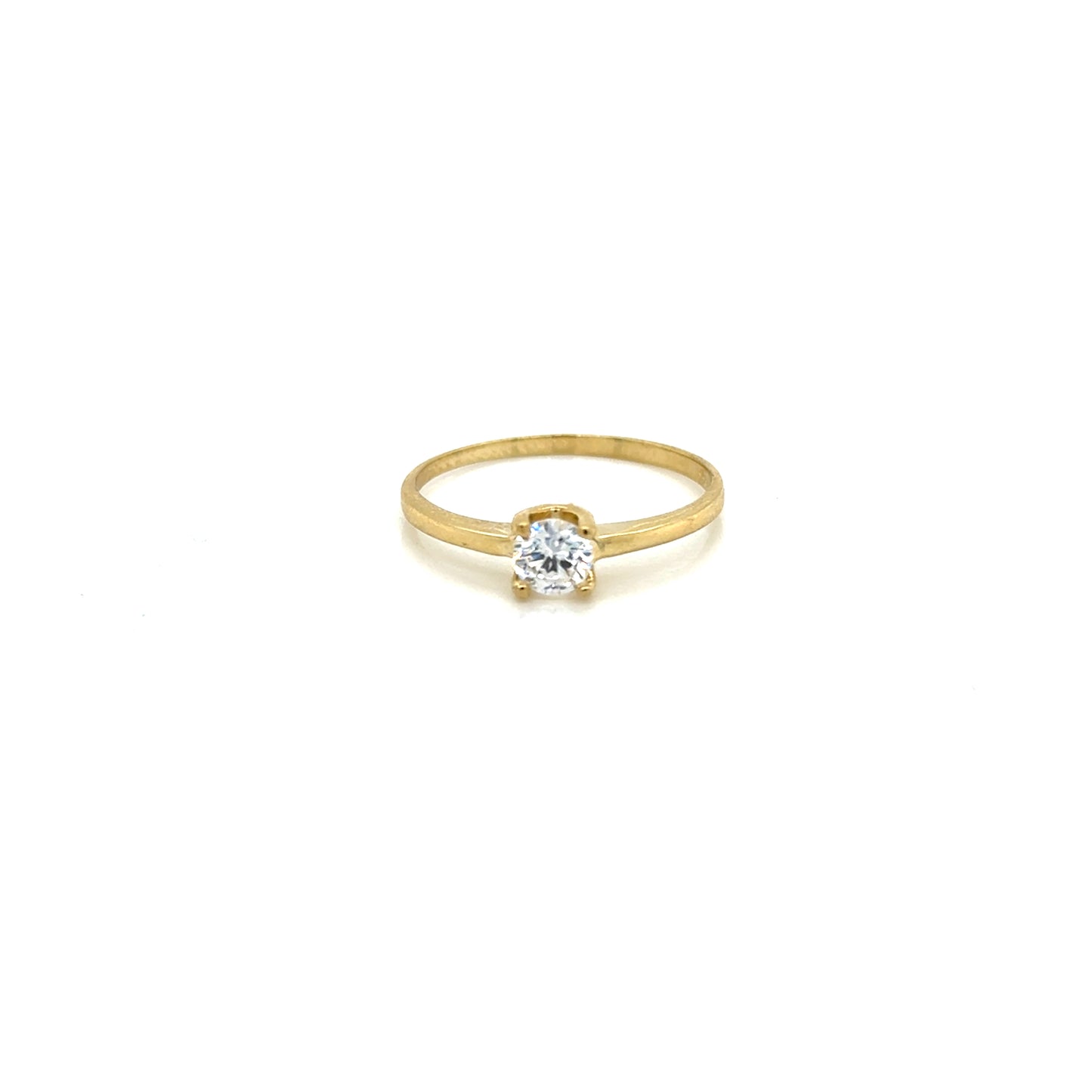 Anillo Compromiso Oro 10k Amarillo #12099