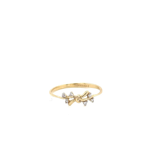 Anillo Dama Oro Amarillo 10k  #12112