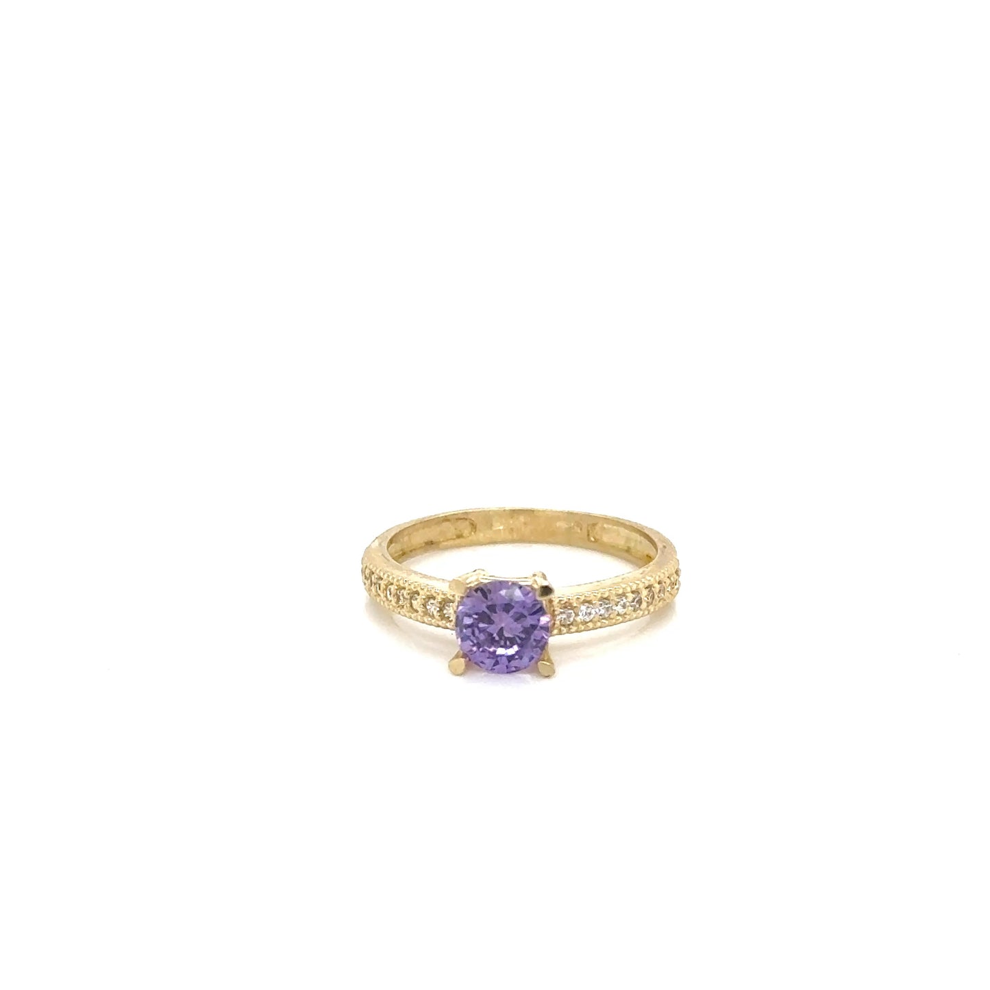 Anillo Dama Oro Amarillo 10k  #12114