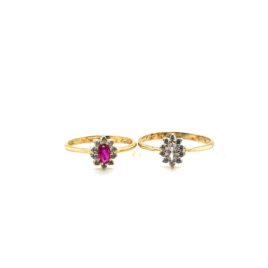Anillo Dama Oro Amarillo 10k  #12115