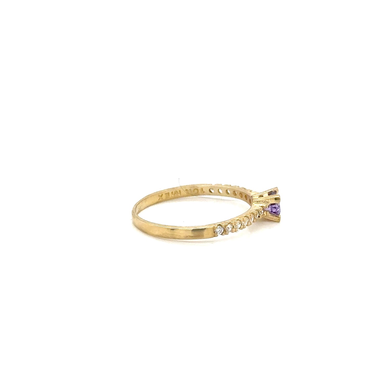 Anillo Dama Oro Amarillo 10k  #12117