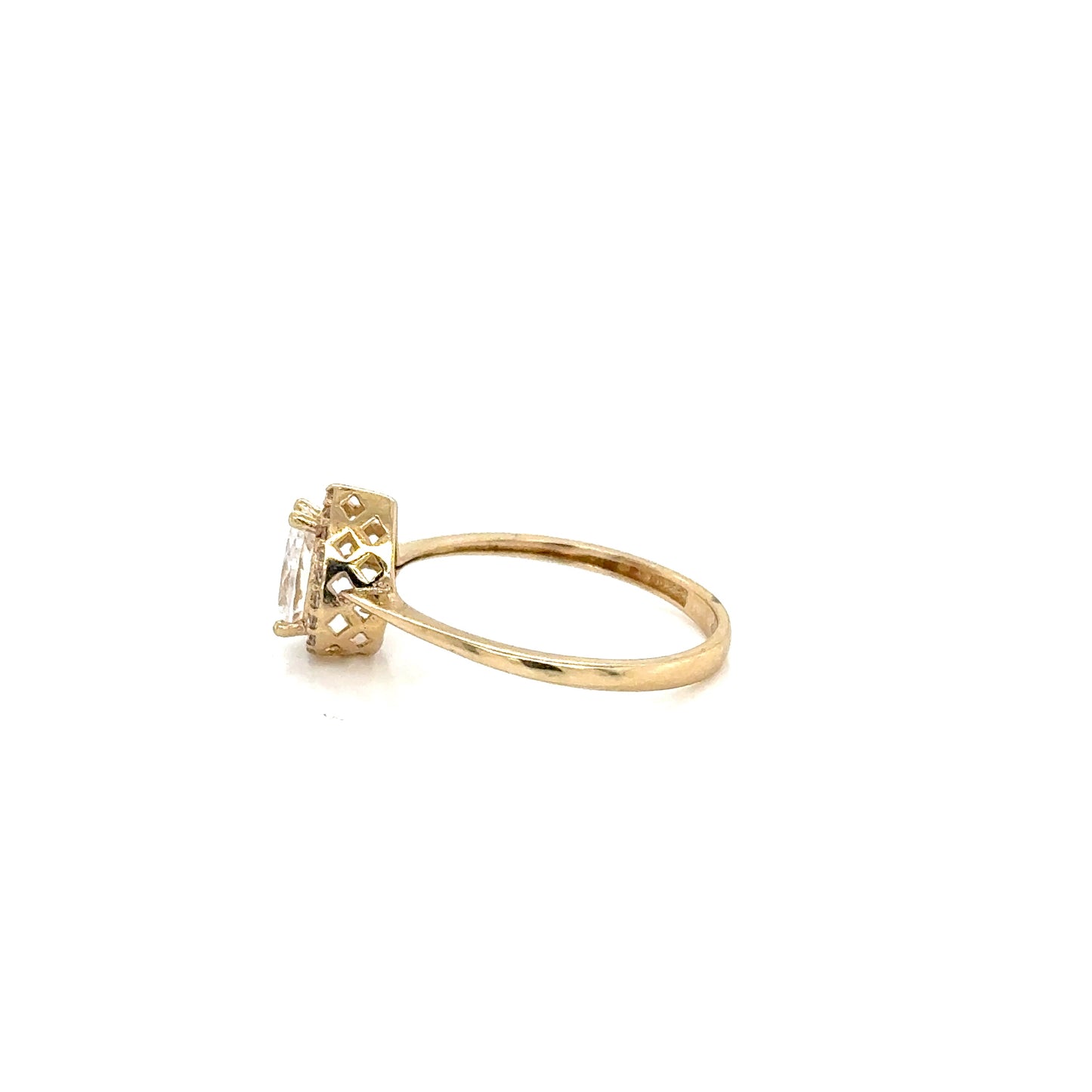 Anillo Dama Oro Amarillo 10k  #12124