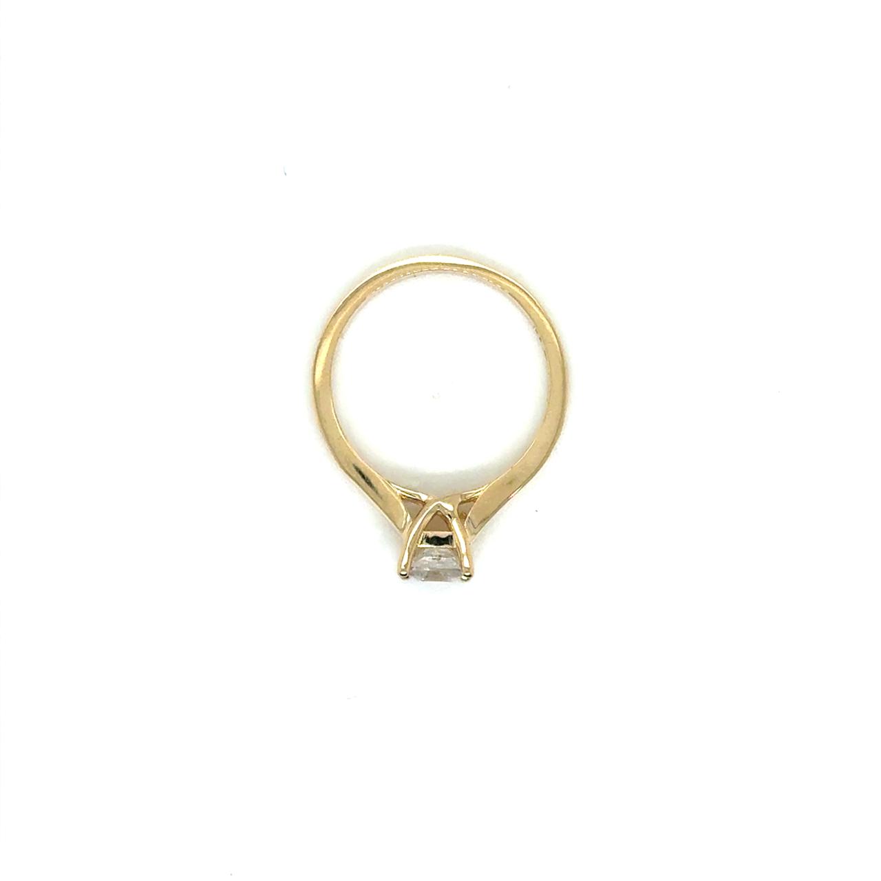 Anillo Oro 14k Amarillo 4.5 mm 0.5 CT GRA 20986607 #12380