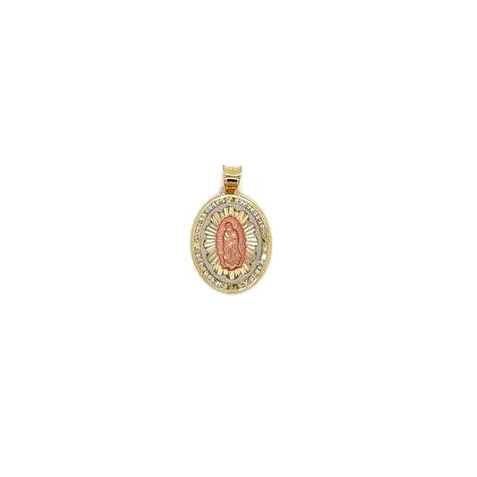 Medalla Oro Amarillo 10k #12034