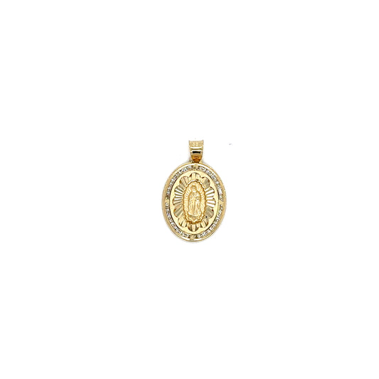 Medalla Oro Amarillo 10k #12035