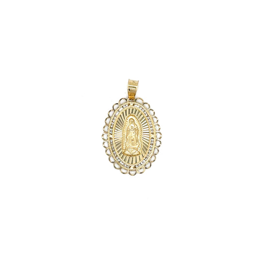 Medalla Oro Amarillo 10k #12036