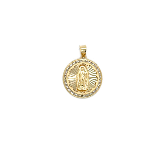 Medalla Oro Amarillo 10k #12037