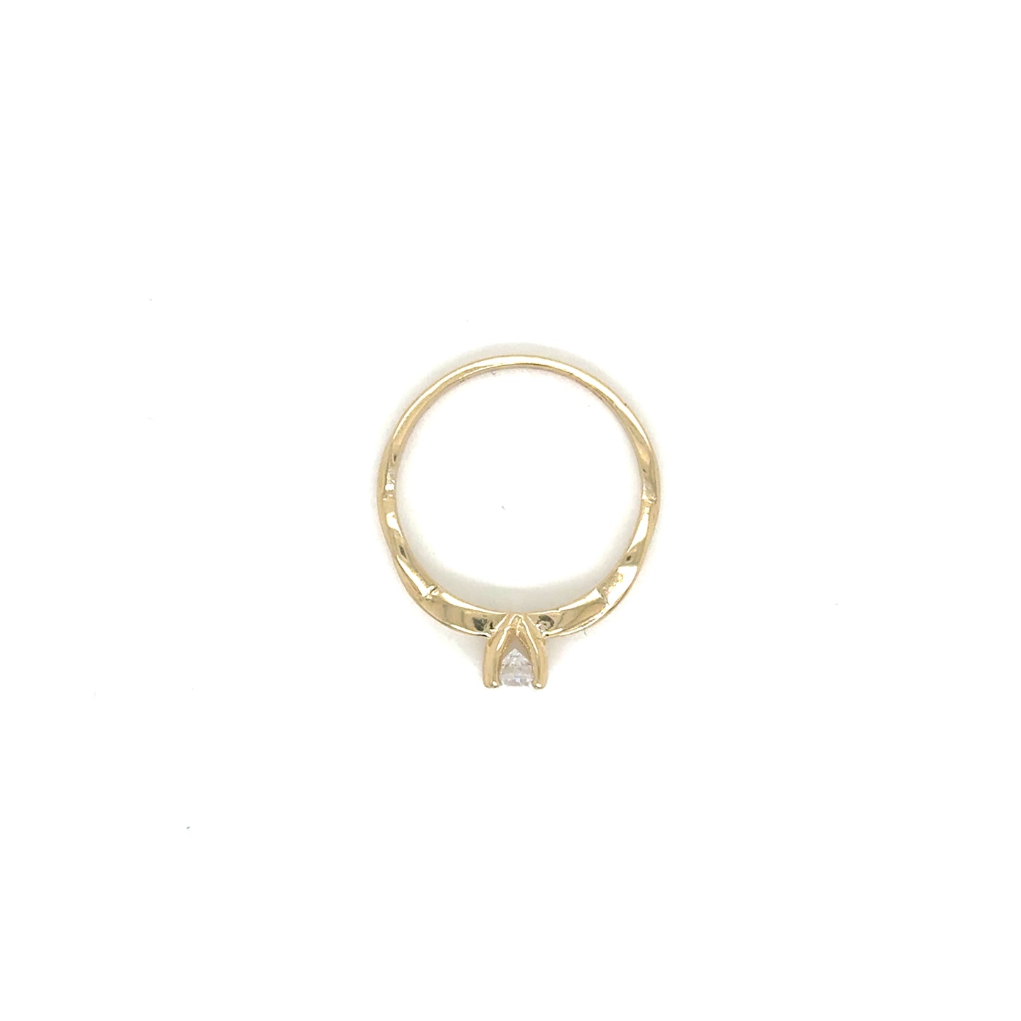 Anillo compromiso Oro 10k Amarillo #11936