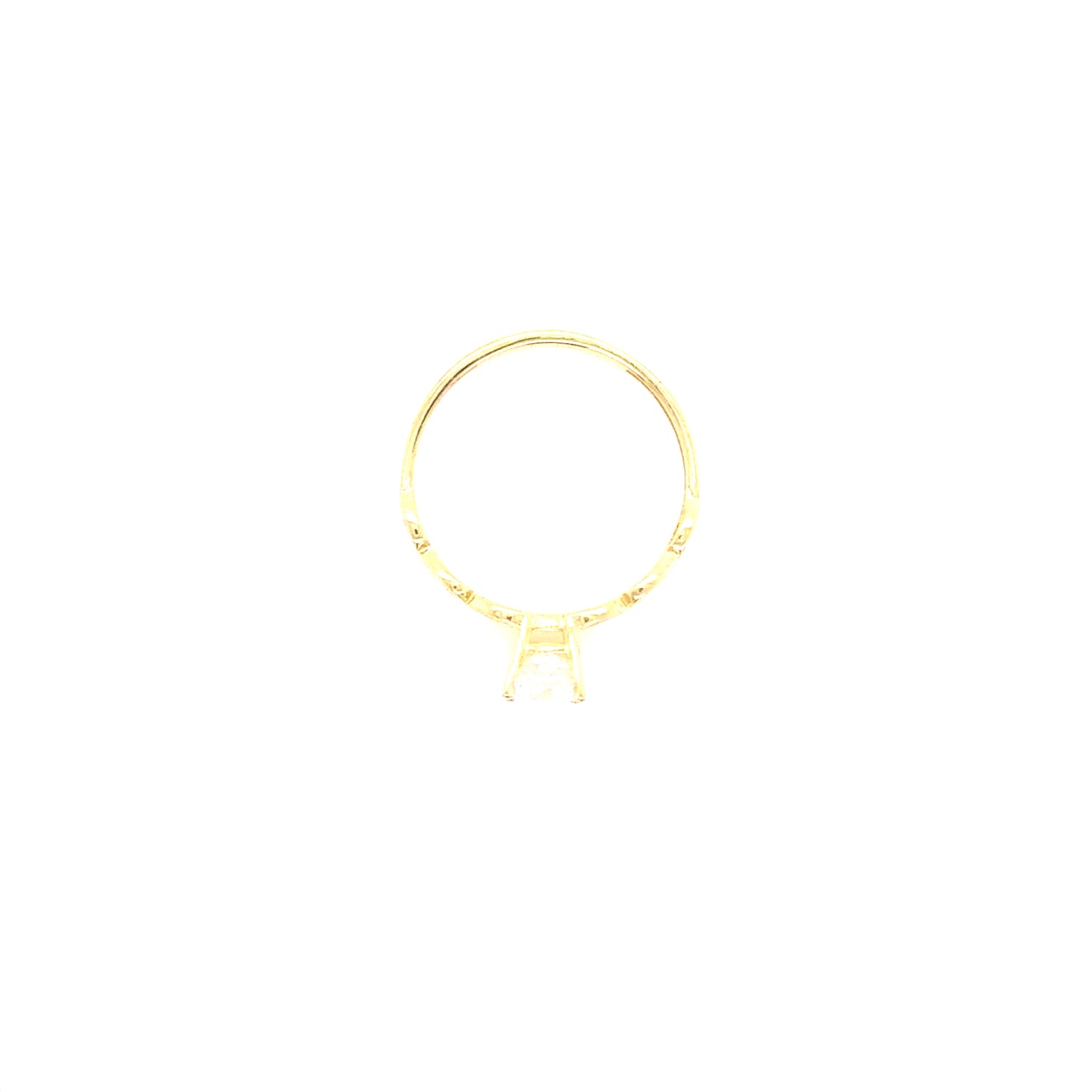 Anillo Compromiso Oro 10k Amarillo #12097